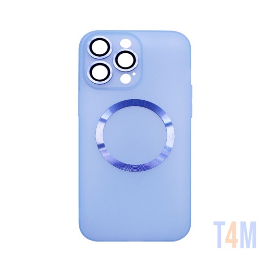 Funda Magnética con Lente de Cámara para Apple iPhone 14 Pro Max Azul